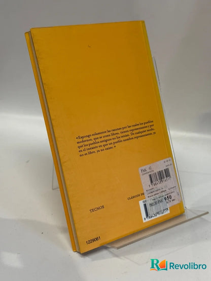 Foto 2 de El contrato social de Jean-Jacques Rousseau, libro de segunda mano