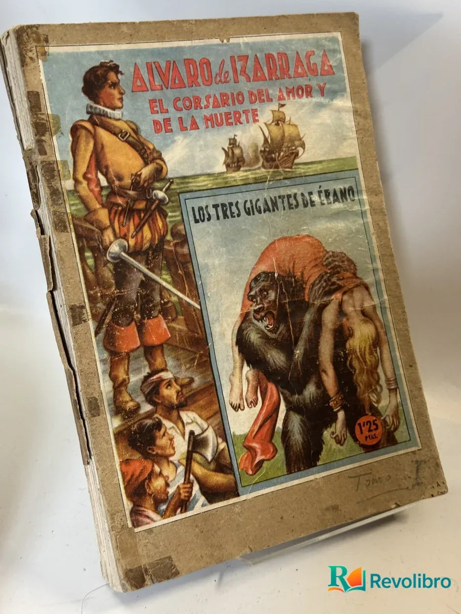 Portada de El Corsario del Amor y de la Muerte de Álvaro del Izárraga, libro de segunda mano