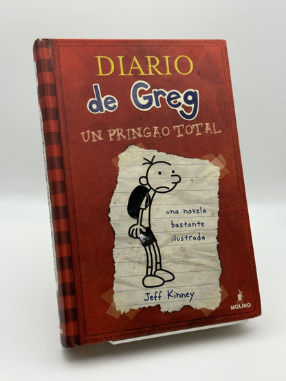 Portada de Diario de Greg: Un pringao total de Jeff Kinney, libro de segunda mano