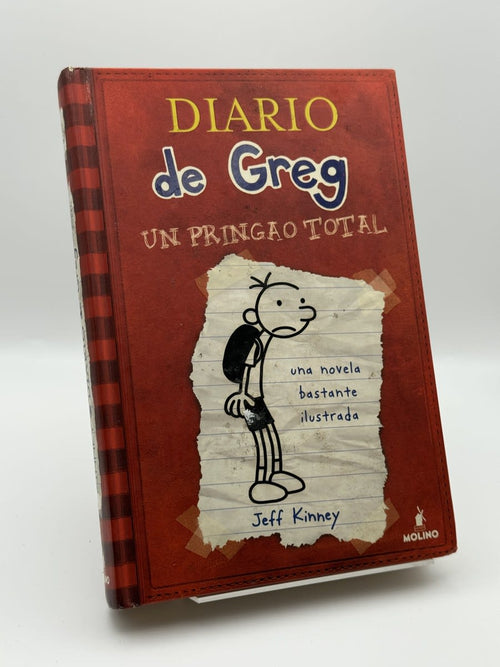 Portada de Diario de Greg: Un pringao total de Jeff Kinney, libro de segunda mano