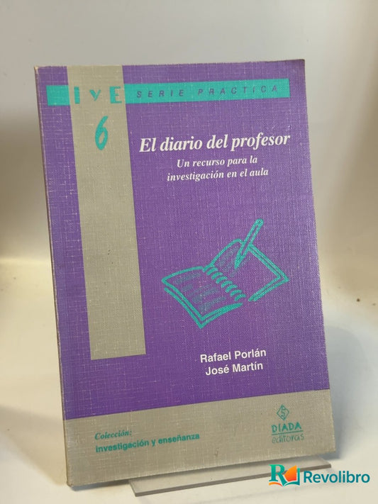 Portada de El diario del profesor de Rafael Porlán, libro de segunda mano