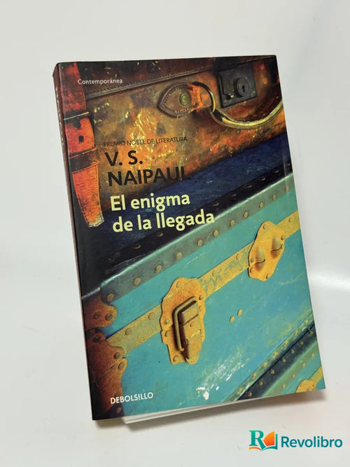 Portada de El enigma de la llegada de V. S. Naipaul, libro de segunda mano