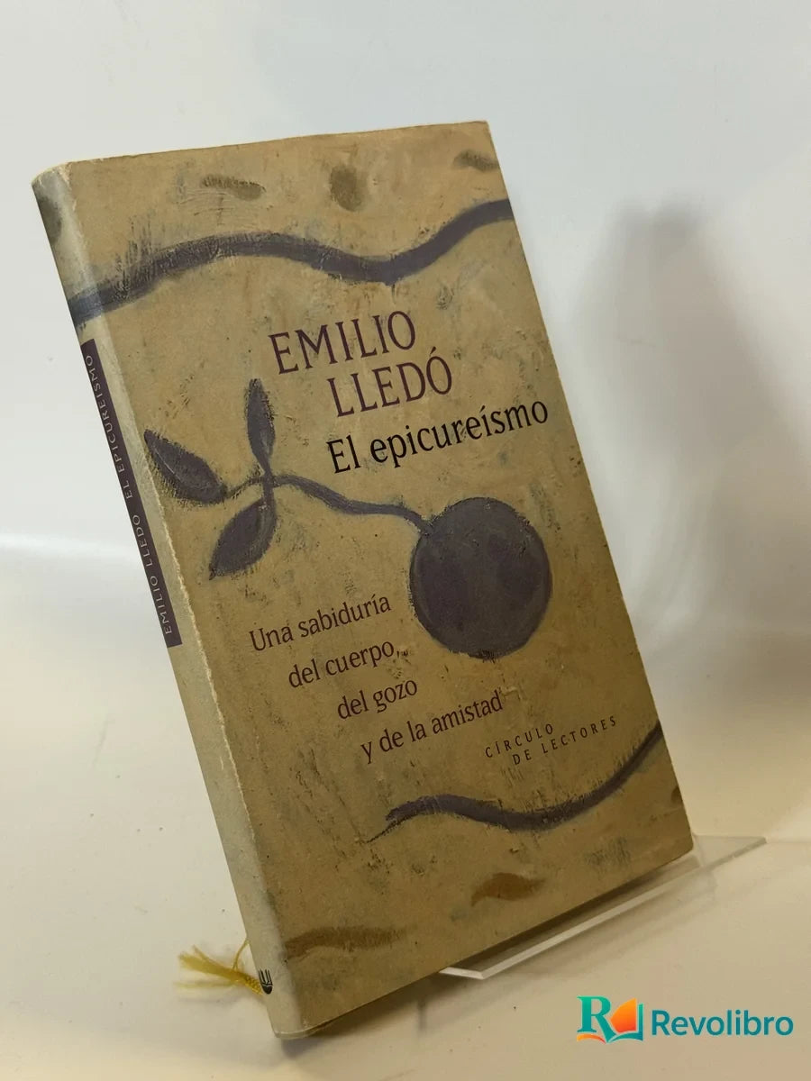 Portada de El epicureísmo de Emilio Lledó, libro de segunda mano