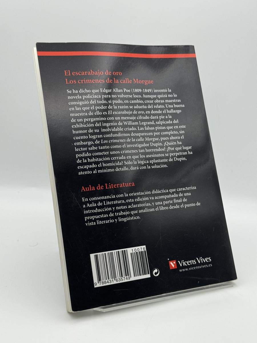 El escarabajo de oro; Los crímenes de la calle Morgue - Edgar Allan Poe - Imagen 2