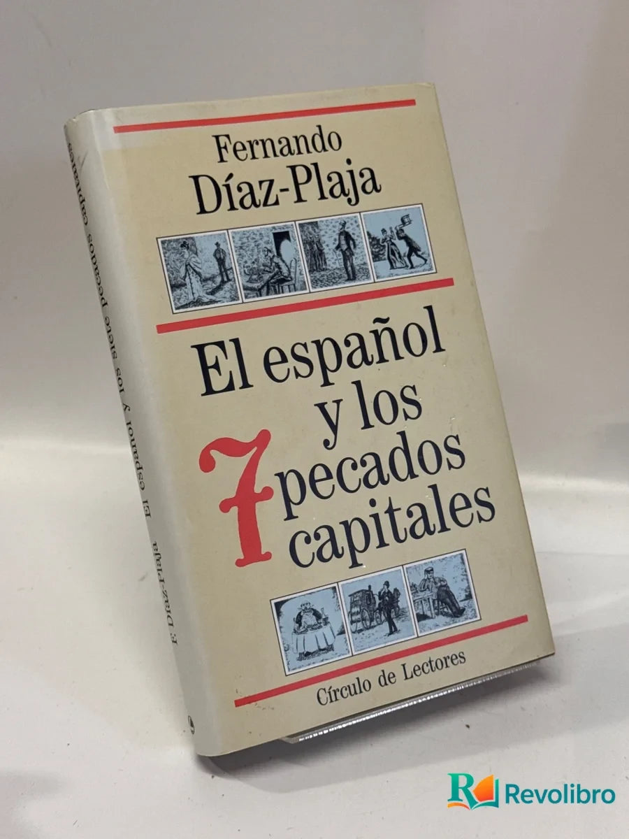 Portada de El español y los 7 pecados capitales de Fernando Díaz-Plaja, libro de segunda mano
