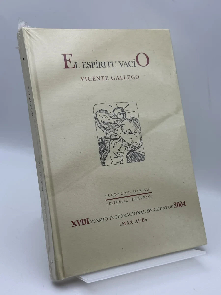 Portada de El espíritu vacío de Vicente Gallego, libro de segunda mano
