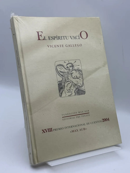 Portada de El espíritu vacío de Vicente Gallego, libro de segunda mano