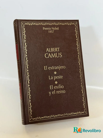Portada de El extranjero, La peste, El exilio y el reino de Albert Camus, libro de segunda mano