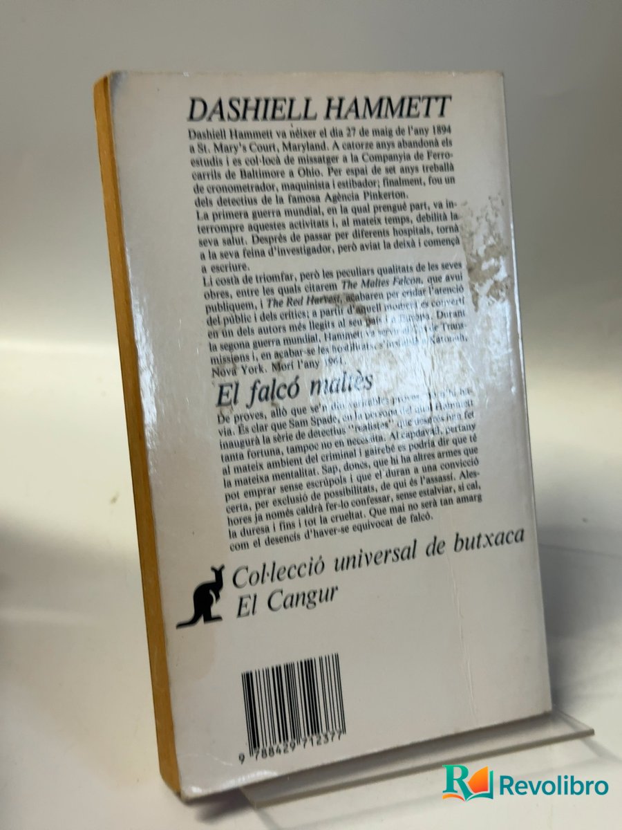 Foto 2 de El falcó maltès de Dashiell Hammett, libro de segunda mano