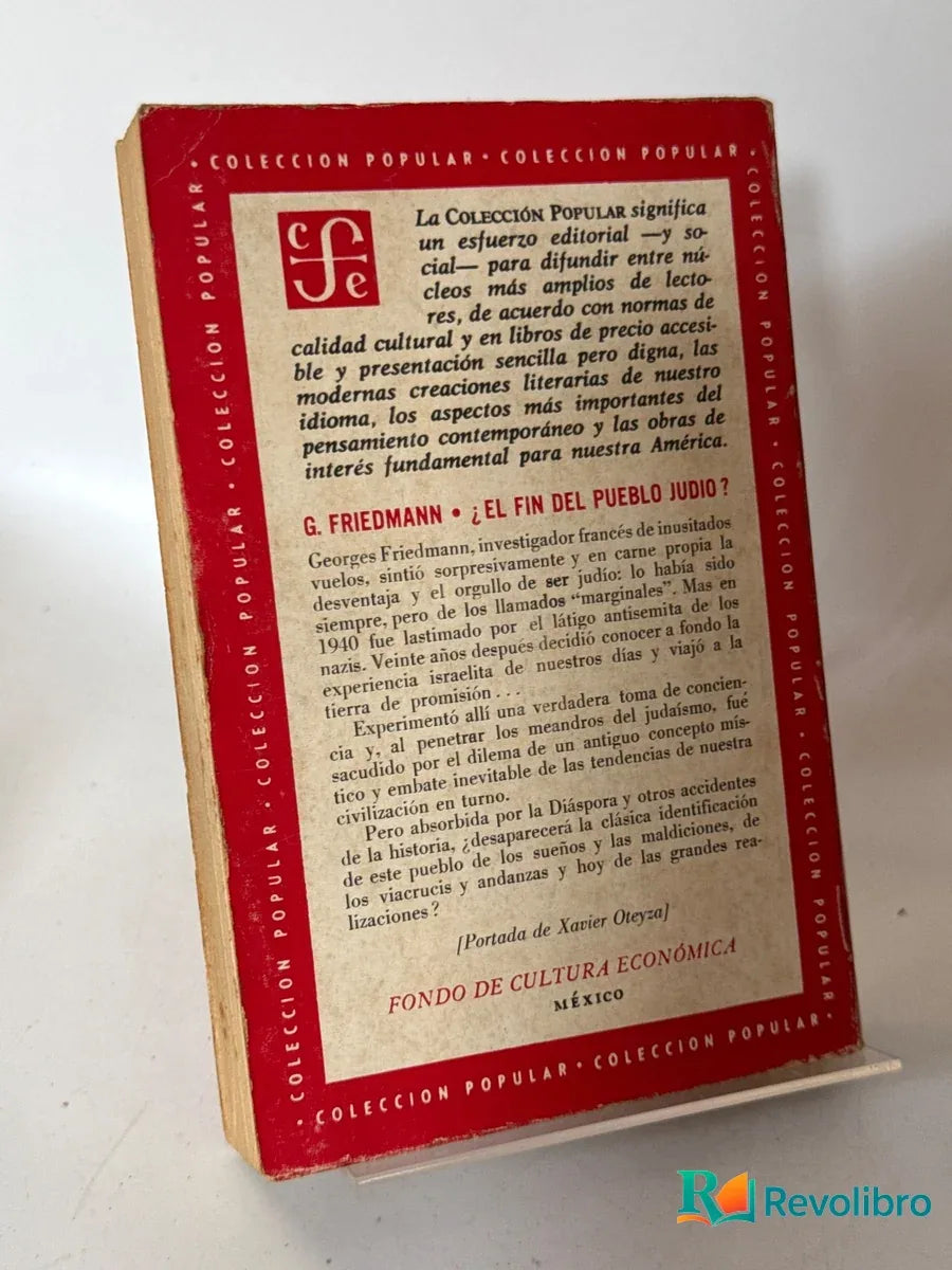 Foto 2 de ¿El fin del pueblo judío? - 1ª edición de Georges Friedmann, libro de segunda mano