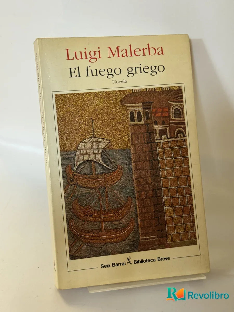 Portada de El fuego griego de Luigi Malerba, libro de segunda mano