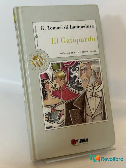 Portada de El Gatopardo de G. Tomasi di Lampedusa, libro de segunda mano