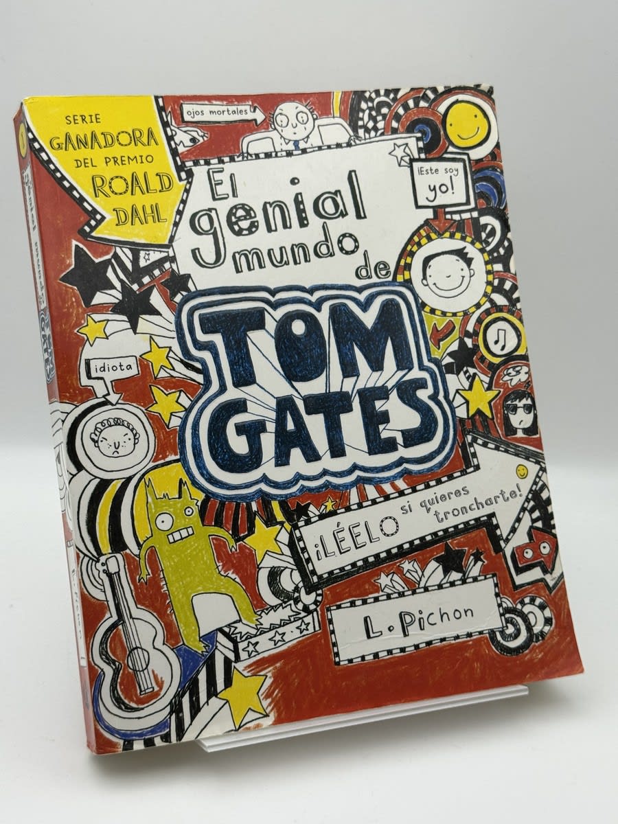 Portada de El genial mundo de Tom Gates - Liz Pichon de Liz Pichon, libro de segunda mano