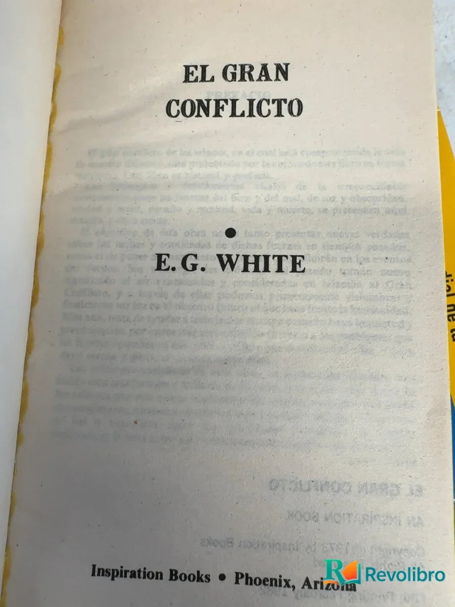 Foto 3 de El gran conflicto de Ellen G. White, libro de segunda mano
