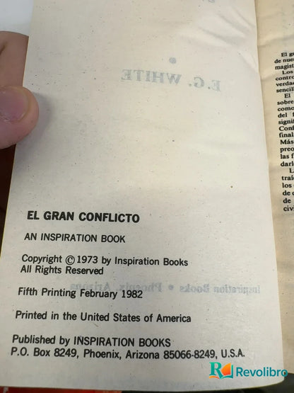 Foto 4 de El gran conflicto de Ellen G. White, libro de segunda mano