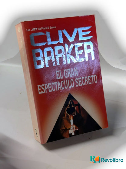 Portada de El gran espectáculo secreto de Clive Barker, libro de segunda mano