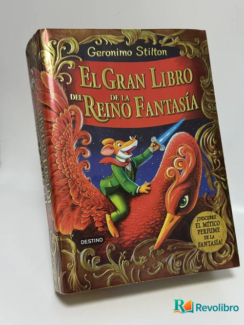 Portada de El Gran Libro del Reino Fantasía de Geronimo Stilton, libro de segunda mano