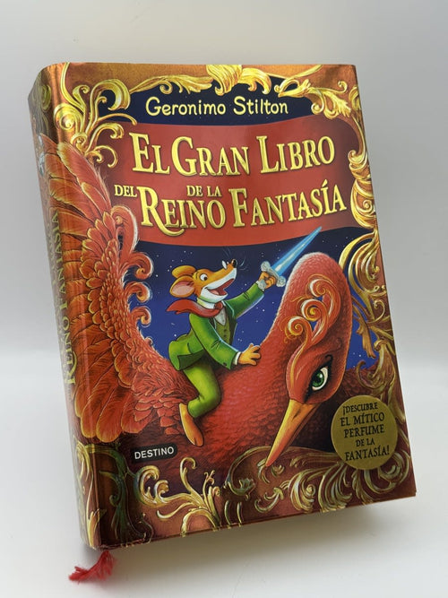 Portada de El Gran Libro del Reino Fantasía de Geronimo Stilton, libro de segunda mano