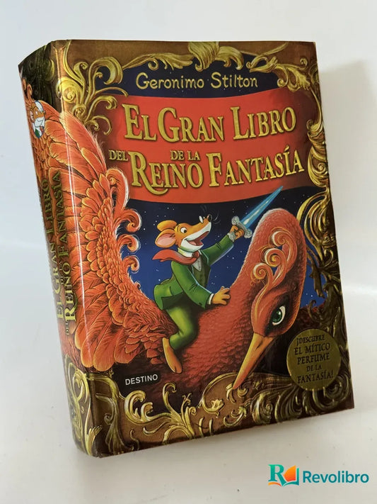 Portada de El Gran Libro del Reino Fantasía de Geronimo Stilton, libro de segunda mano
