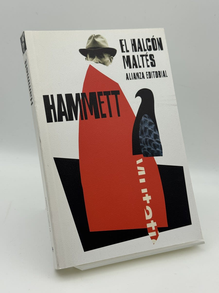 Portada de El halcón maltés de Dashiell Hammett, libro de segunda mano