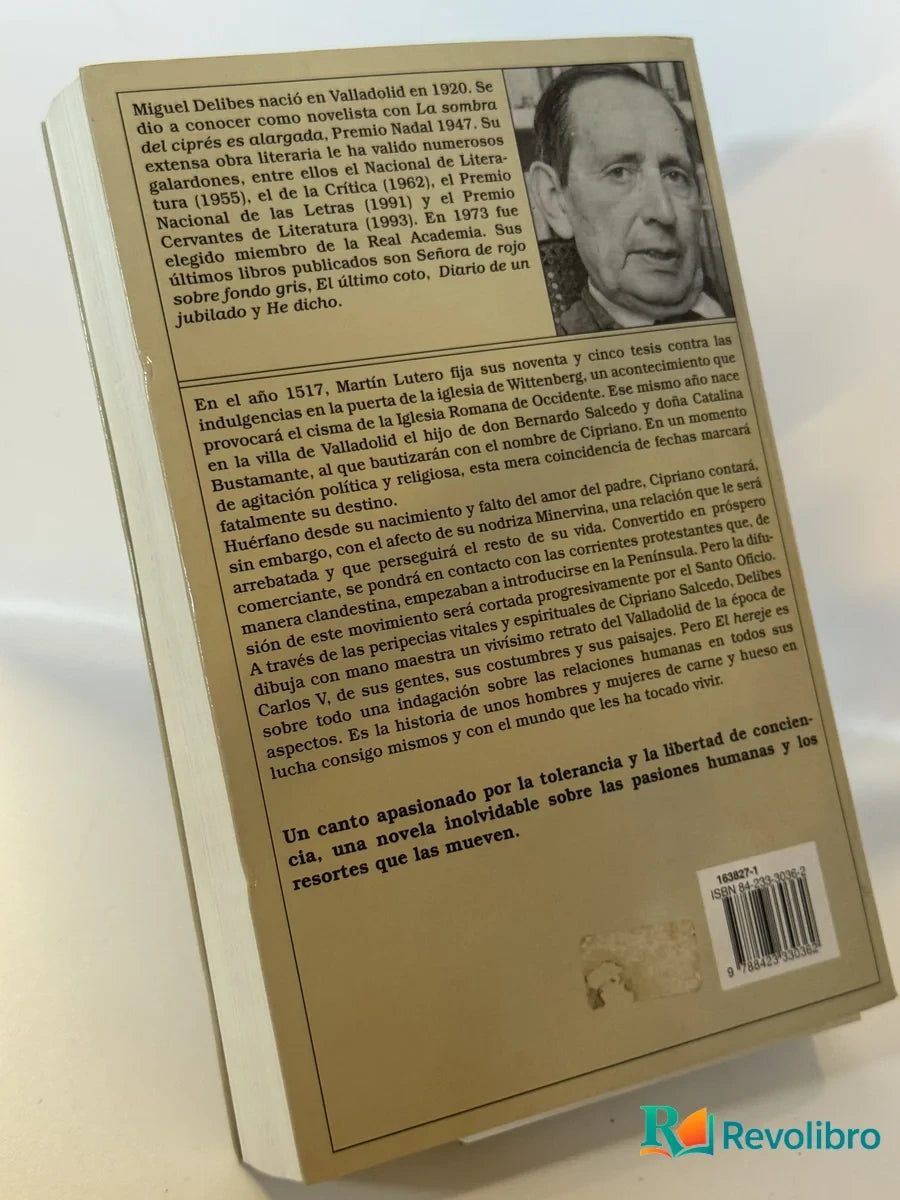 Foto 2 de El hereje de Miguel Delibes, libro de segunda mano