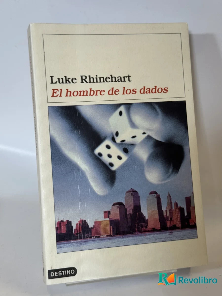 Portada de El hombre de los dados de Luke Rhinehart, libro de segunda mano