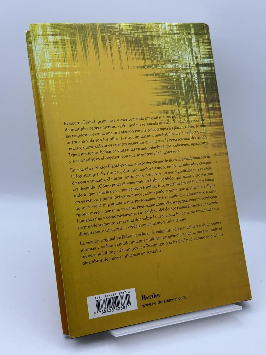 El hombre en busca de sentido de Viktor Emil Frankl | Segunda mano - Foto 2