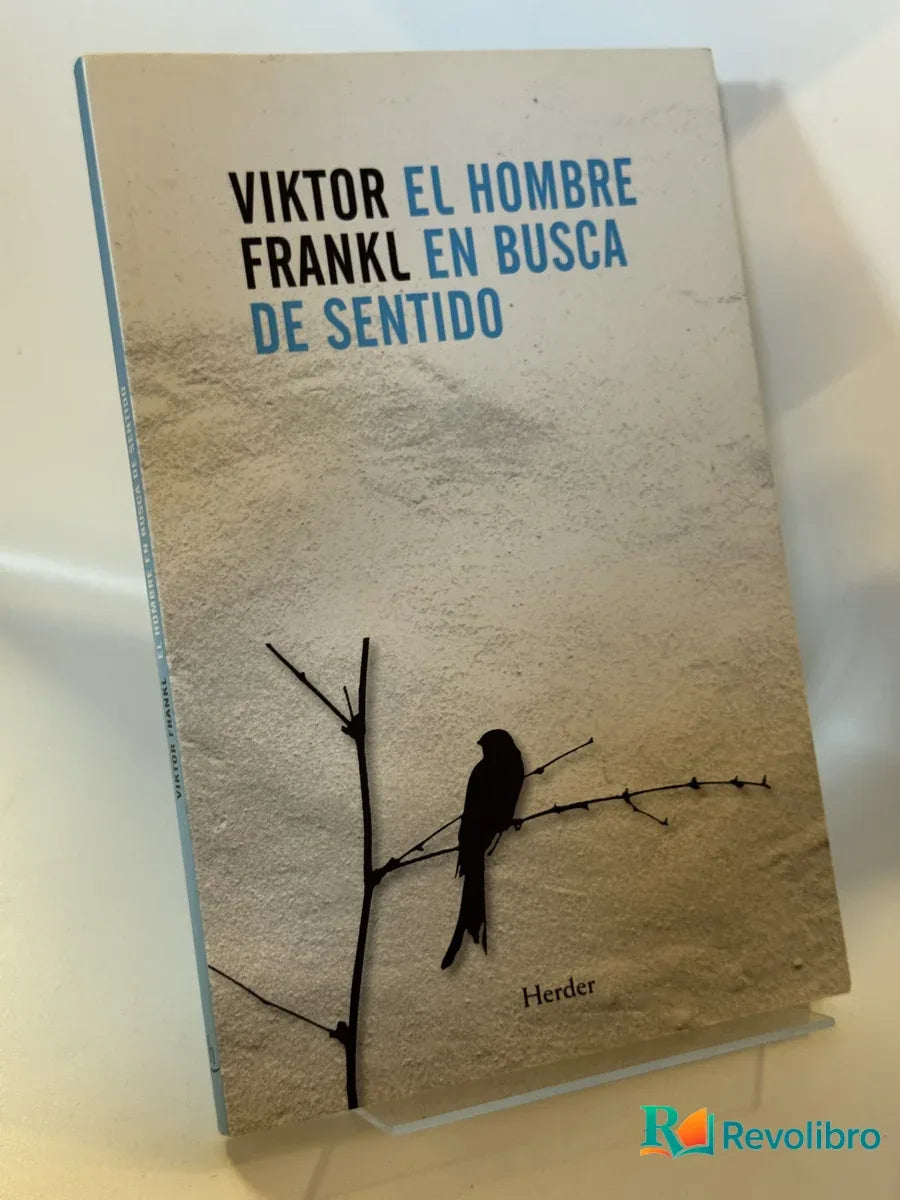 Portada de El hombre en busca de sentido de Viktor Frankl, libro de segunda mano