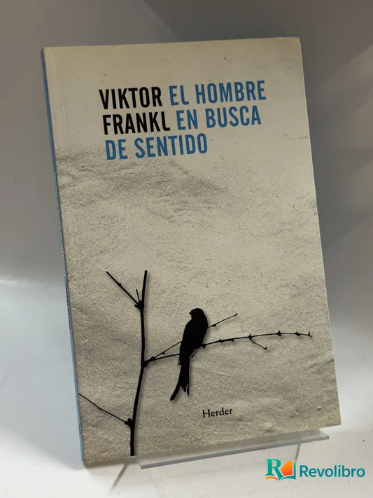 Portada de El hombre en busca de sentido de Viktor Frankl, libro de segunda mano