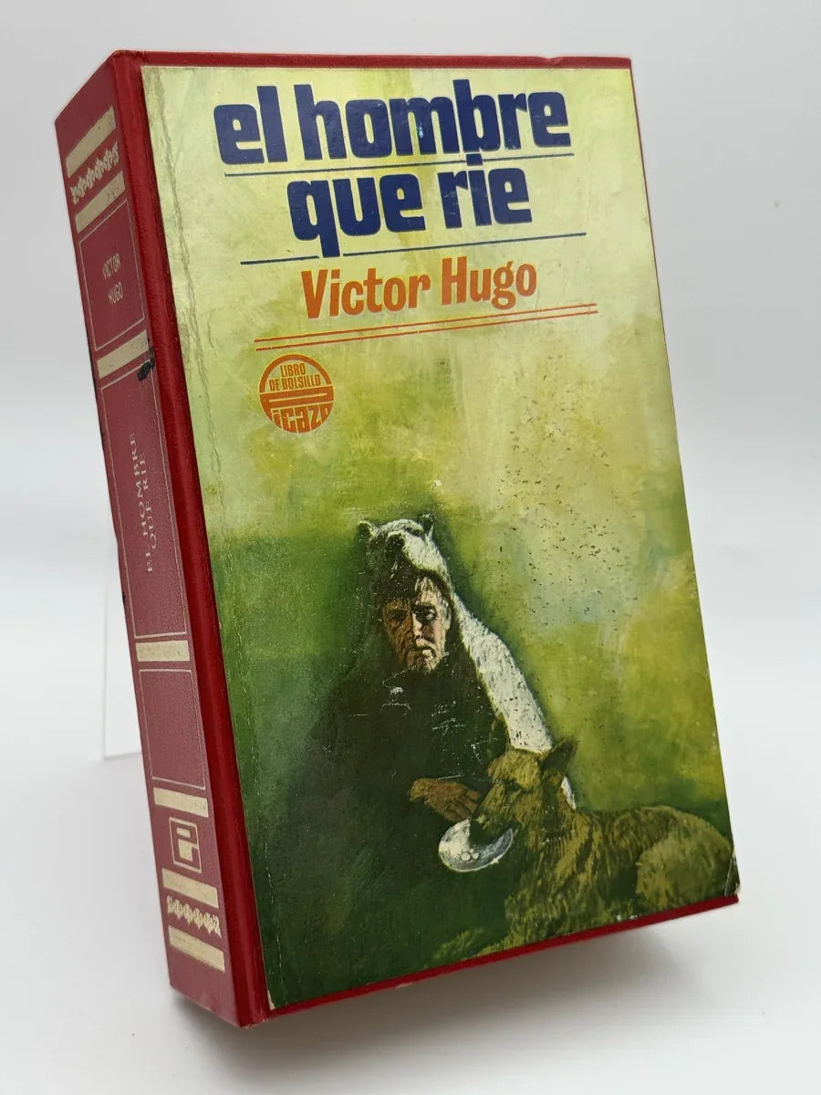 Portada de el hombre que rie de Victor Hugo, libro de segunda mano