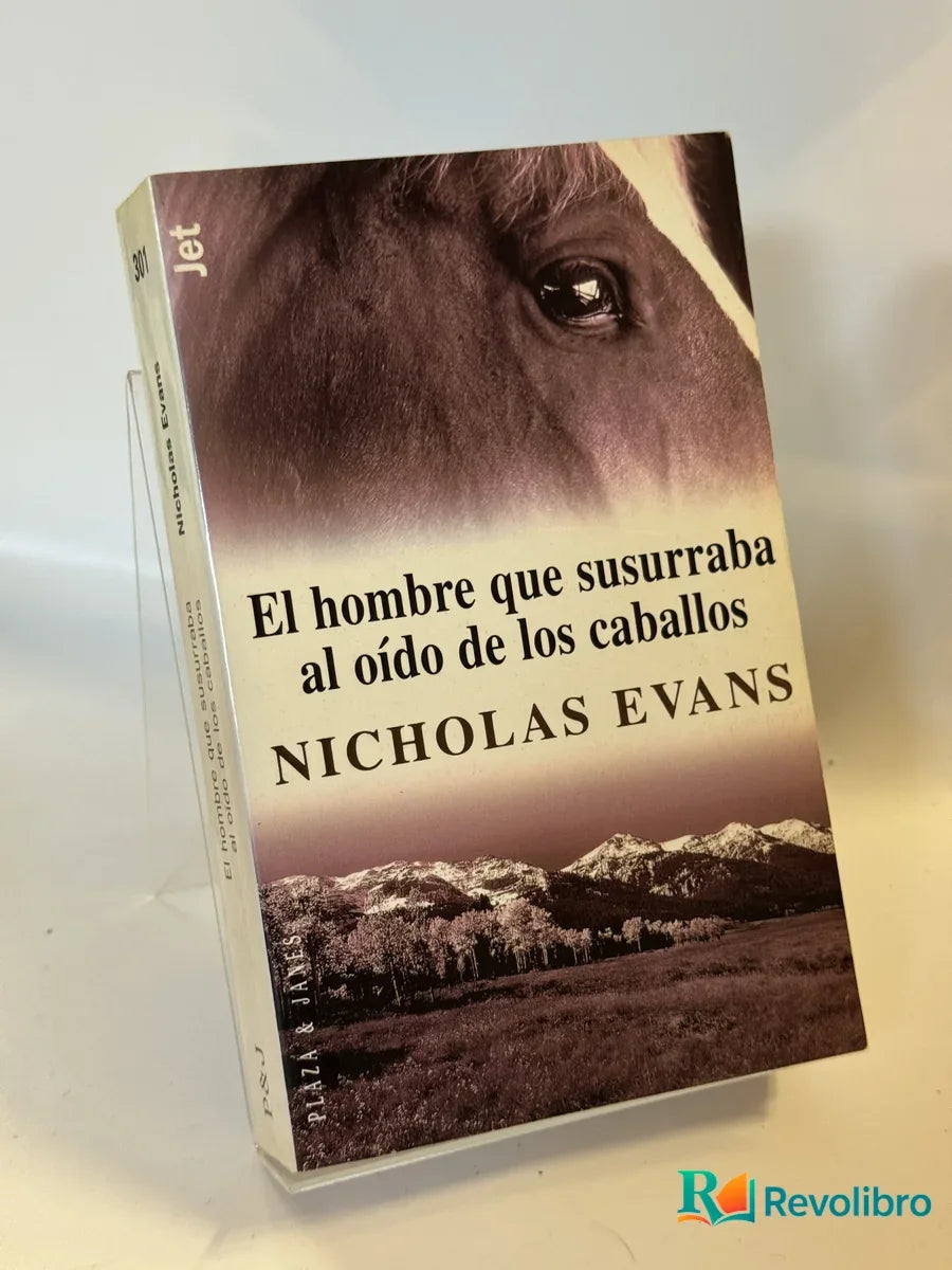 Portada de El hombre que susurraba al oído de los caballos de Nicholas Evans, libro de segunda mano