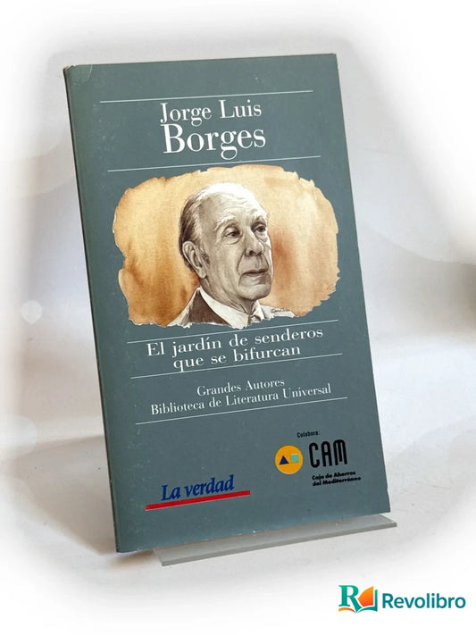 Portada de El jardín de senderos que se bifurcan de Jorge Luis Borges, libro de segunda mano