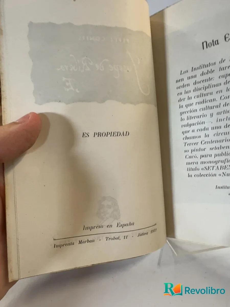 Foto 2 de El Josepe de Ribera de Pérez Contel, libro de segunda mano