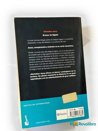 Foto 2 de El juez de Egipto de Christian Jacq, libro de segunda mano