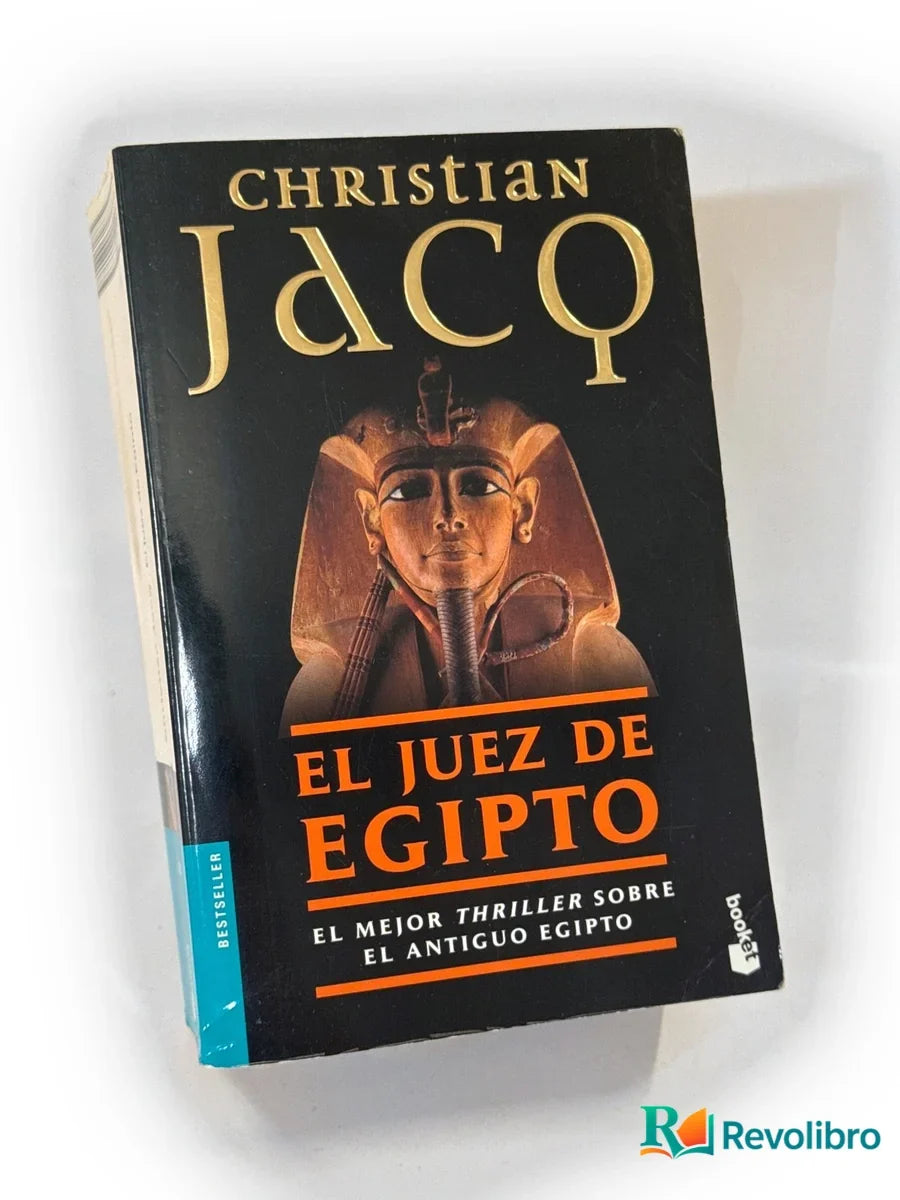 Portada de El juez de Egipto de Christian Jacq, libro de segunda mano