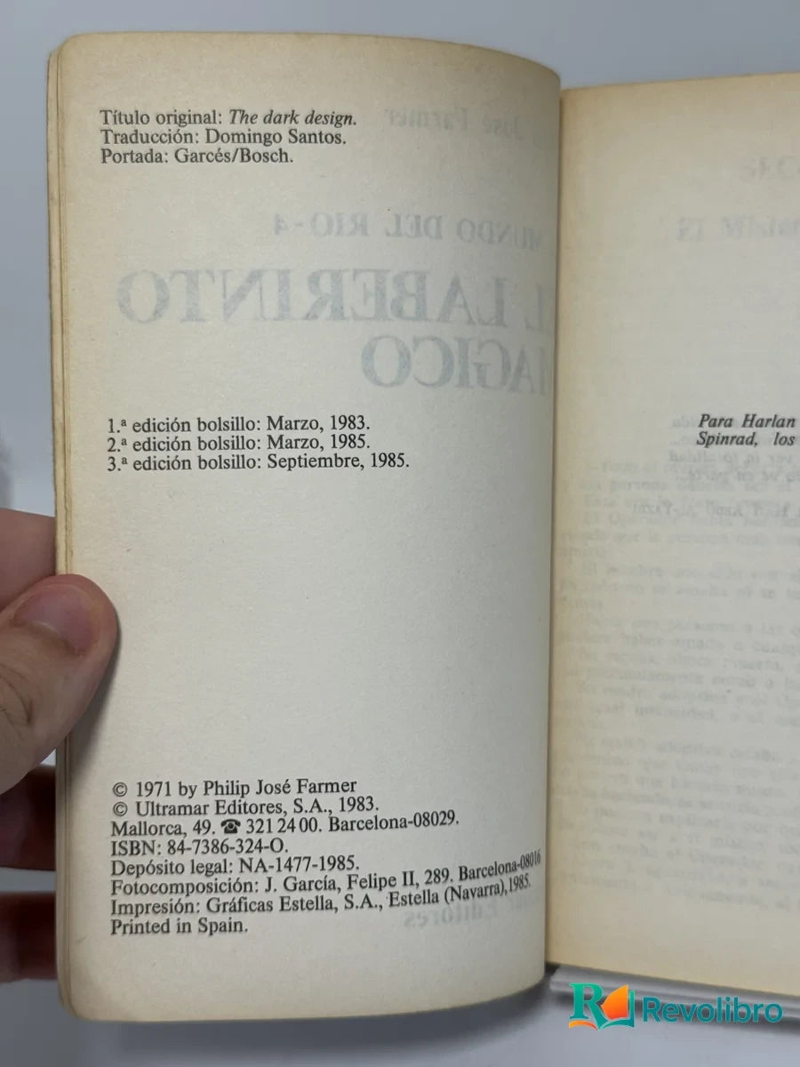 Foto 2 de El Laberinto Magico de Philip José Farmer, libro de segunda mano