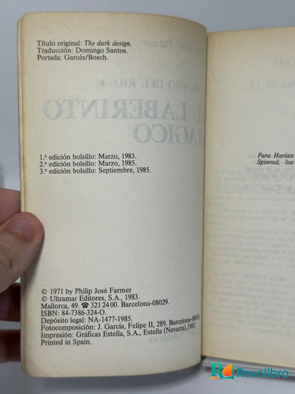 Foto 2 de El Laberinto Magico de Philip José Farmer, libro de segunda mano