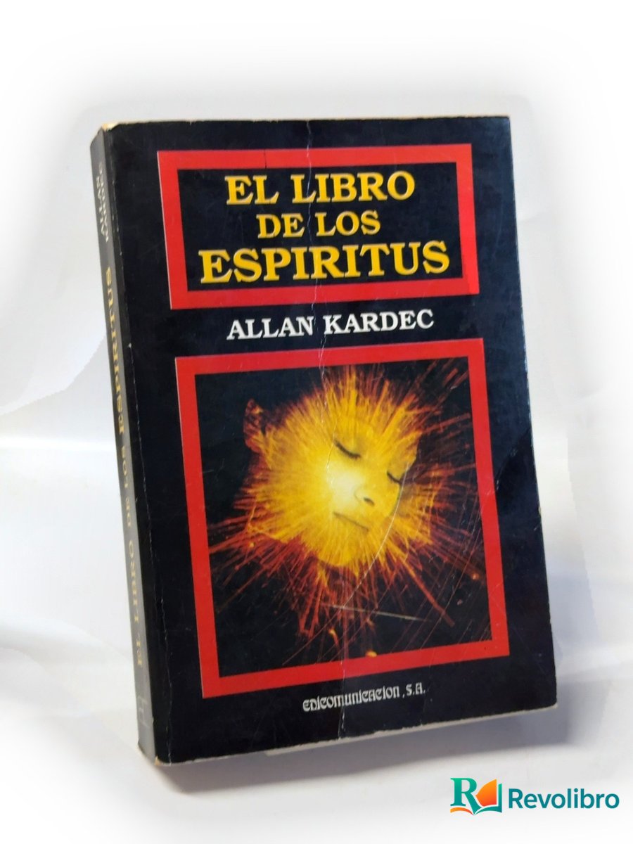 Portada de El libro de los espíritus - 1ª edición de Allan Kardec, libro de segunda mano