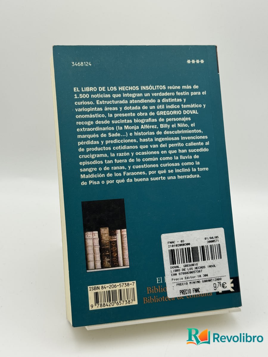 El libro de los hechos insólitos - Gregorio Doval - Imagen 2