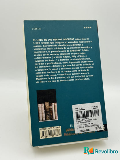 El libro de los hechos insólitos - Gregorio Doval - Imagen 2