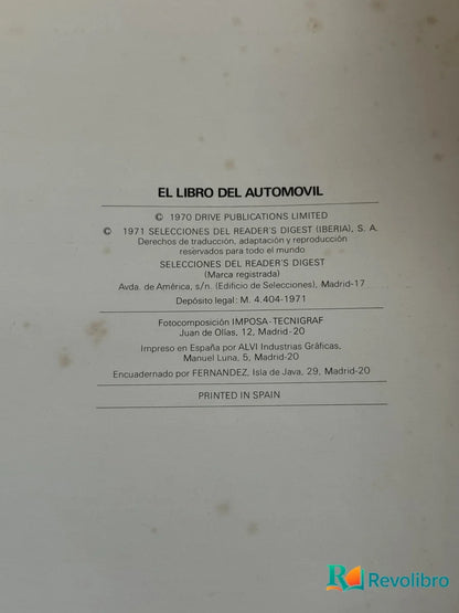 Foto 2 de El Libro del Automovil de no disponible, libro de segunda mano