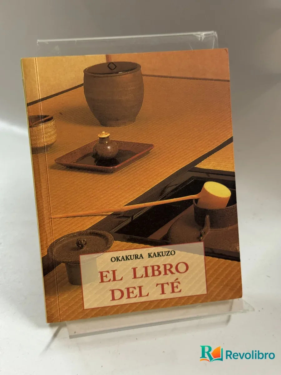 Portada de El Libro del Té de Okakura Kakuzo, libro de segunda mano