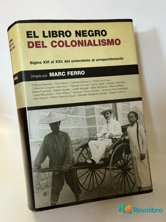 Portada de El Libro Negro del Colonialismo de Marc Ferro, libro de segunda mano