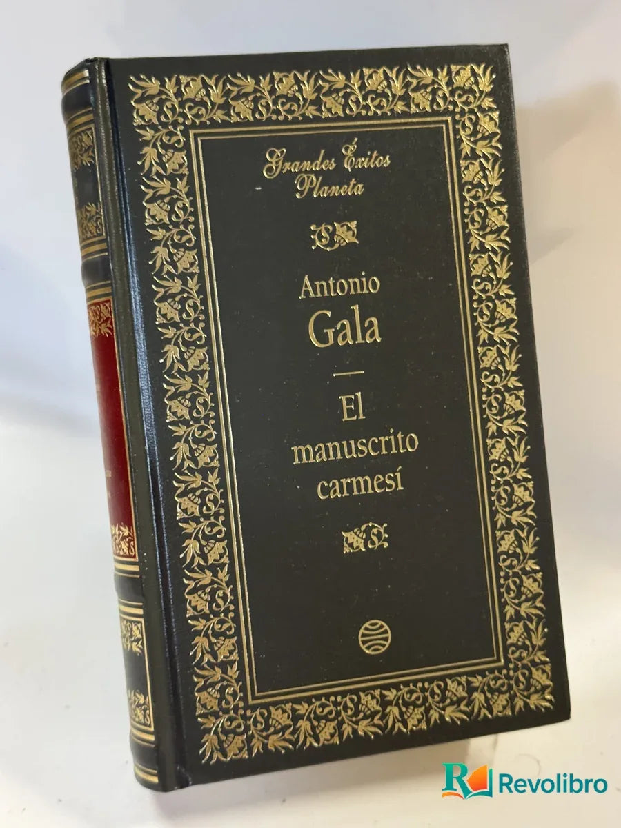 Portada de El manuscrito carmesí de Antonio Gala, libro de segunda mano