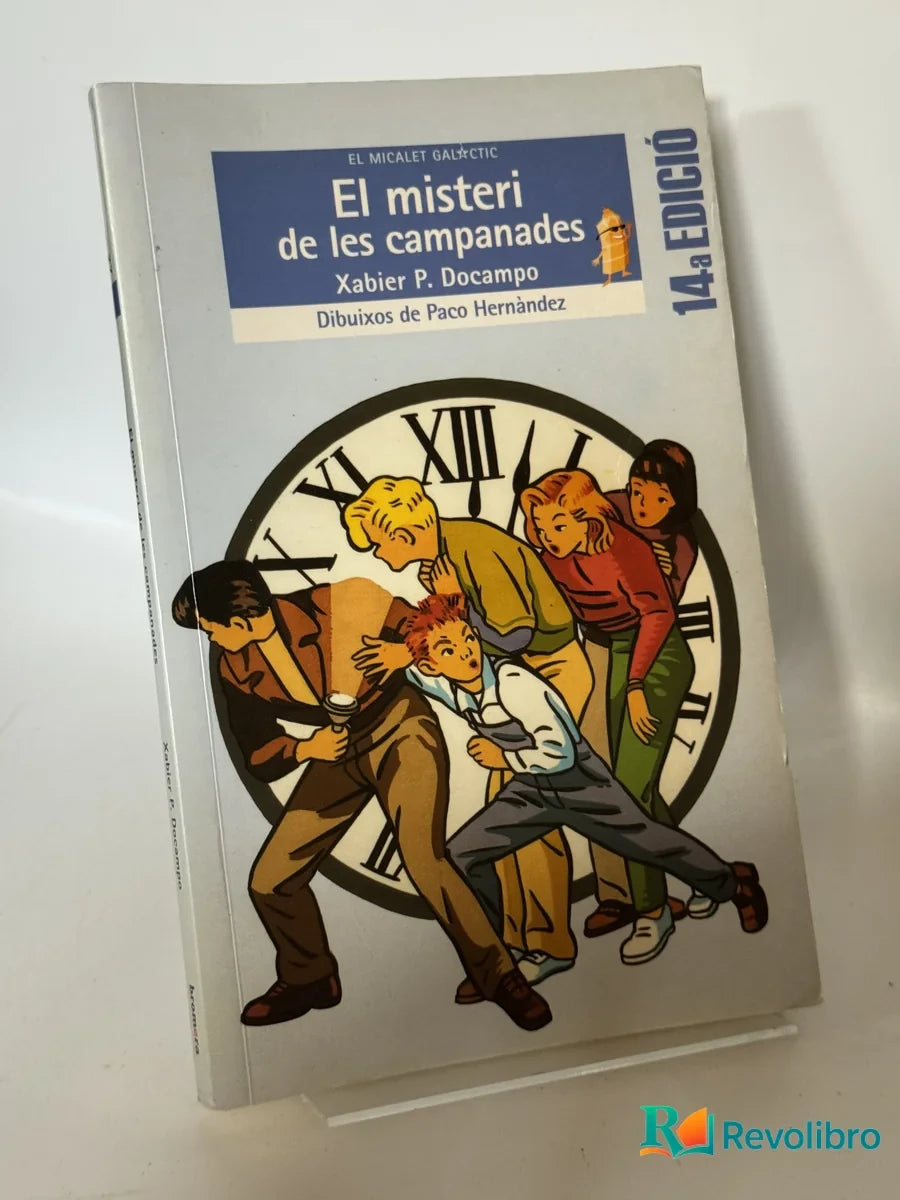 Portada de El misteri de les campanades de Xabier P. Docampo, libro de segunda mano