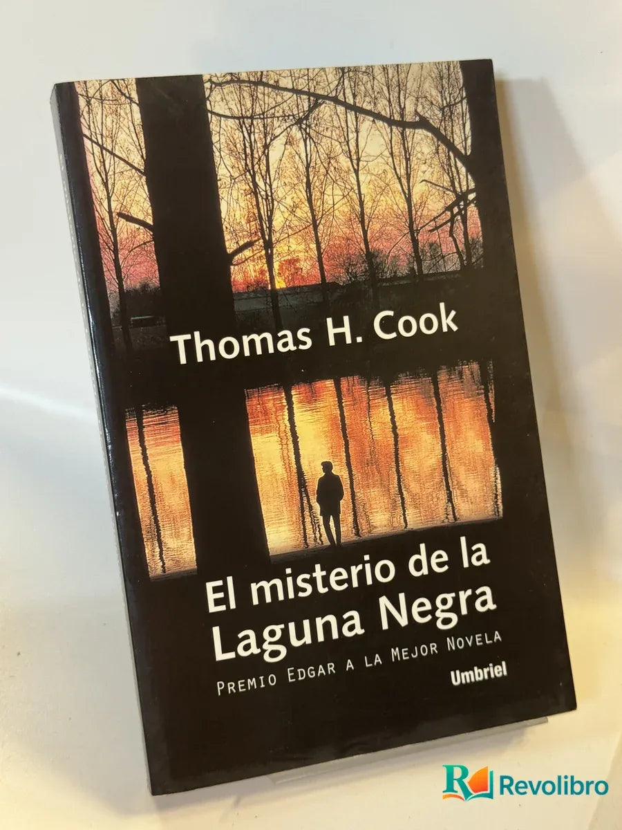 Portada de El misterio de la Laguna Negra de Thomas H. Cook, libro de segunda mano