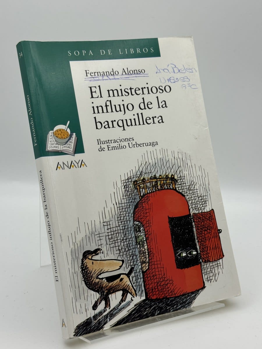 Portada de El Misterioso Influjo De La Barquillera de Fernando Alonso, libro de segunda mano