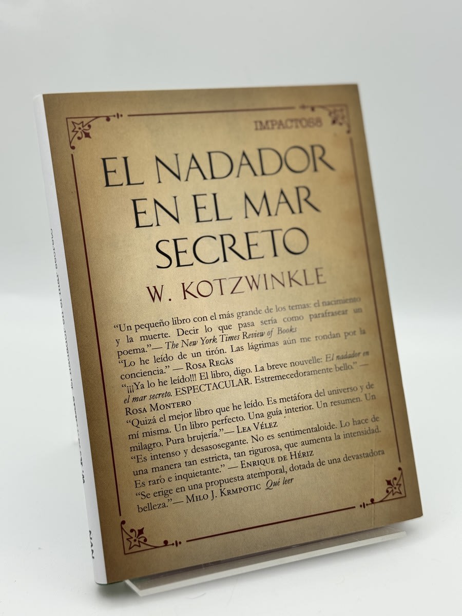 El nadador en el mar secreto - Portada