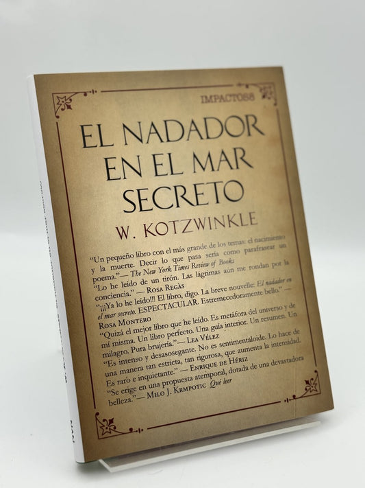 El nadador en el mar secreto - Portada