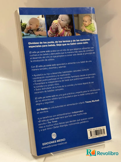 Foto 2 de El niño ya come solo de Gill Rapley, libro de segunda mano